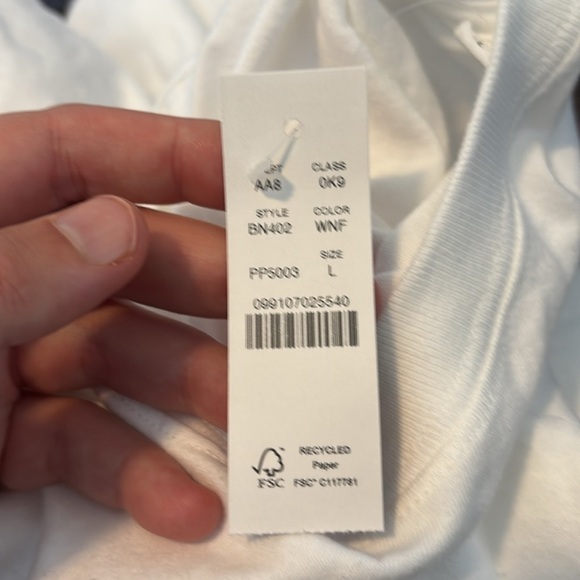 J. Crew NWT men’s white dog guard short sleeve graphic t-shirt size large - Picture 10 of 12
